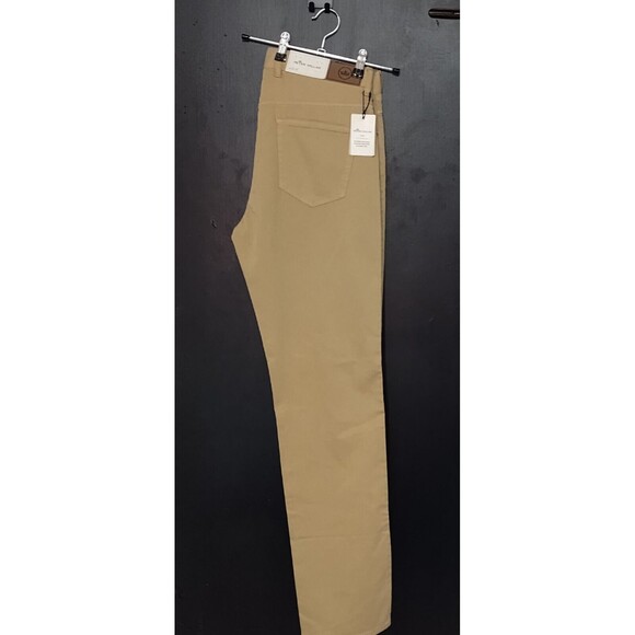 Peter Millar Ultimate Sateen Five-Pocket Pant *Khaki * Size 33 * NWT - Picture 4 of 11